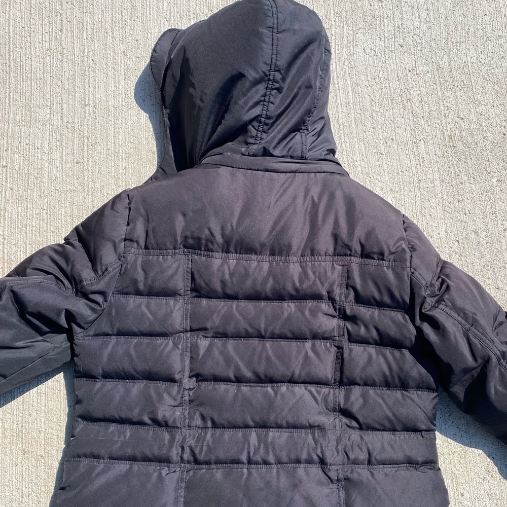 Bianca Nygard Down Puffer Parka Black size women’s Medium - Picture 10 of 10